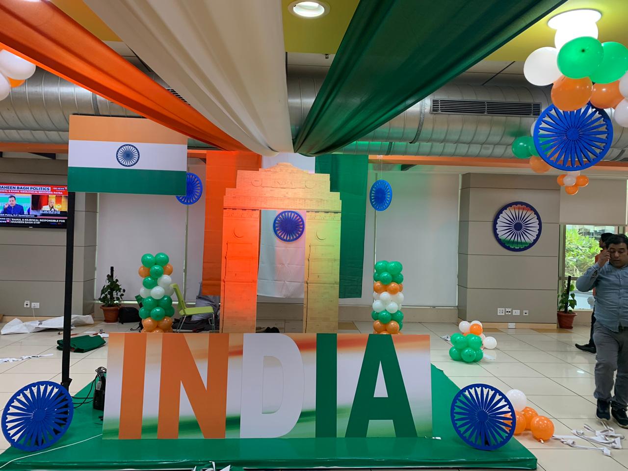  Independence Day Decoration In Ajmer Road, Rajasthan